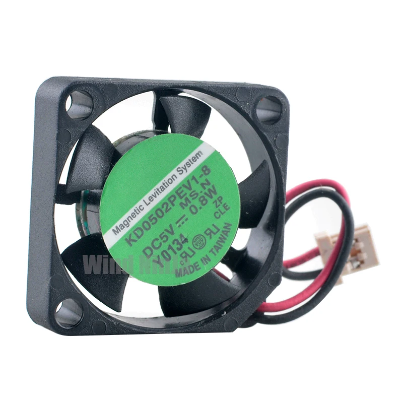 KD0502PEV1-8 2.5cm 25mm fan 25x25x7mm DC5V 0.8W 2pin Magnetic levitation bearing micro cooling fan for routers