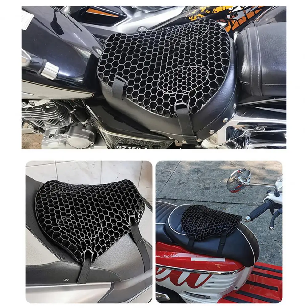 Sponge Alternative Seat Cover Motorcycle Seat Cushion 3d Honeycomb Design for Shock Absorption Breathability Comfort Motorcycle