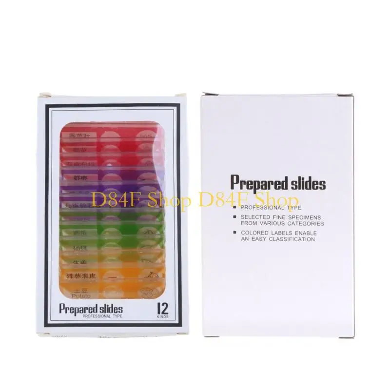 D84F For Stereo Prepared Microscope Slides Of Plants Flowers Sample Specimens