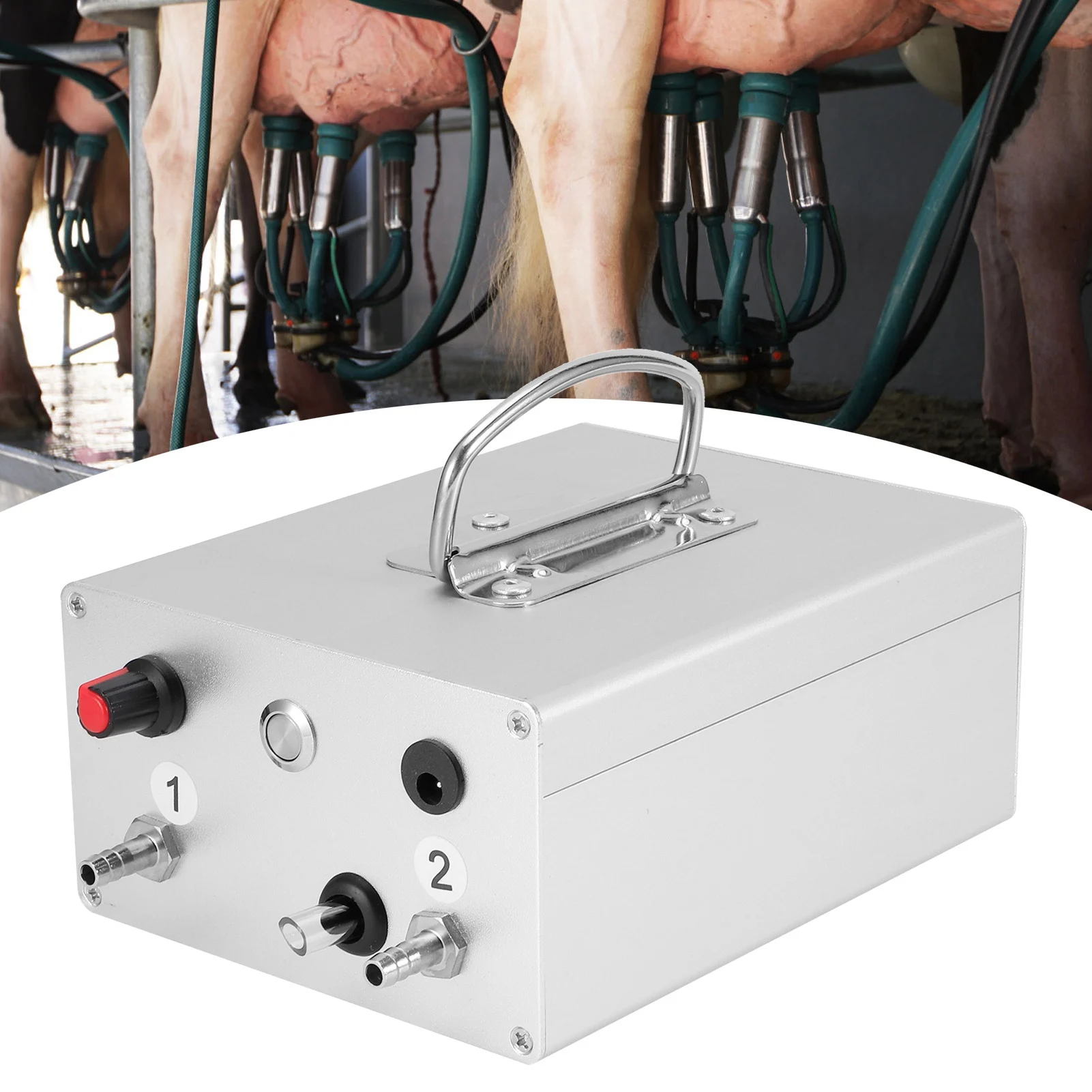 Milking Machine Vacuum Pump Pulsation Plug In Electric Milking Machine Vacuum Pump Accessory for Donkey Sheep Cow Horse view 5