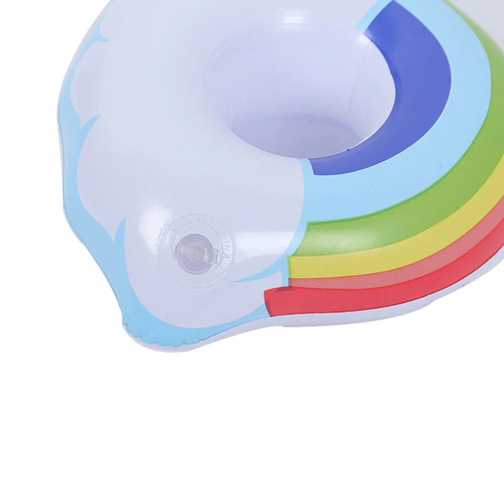 

4 Pcs Inflatable Beach Toys Holder Floating Cup Watermelon
