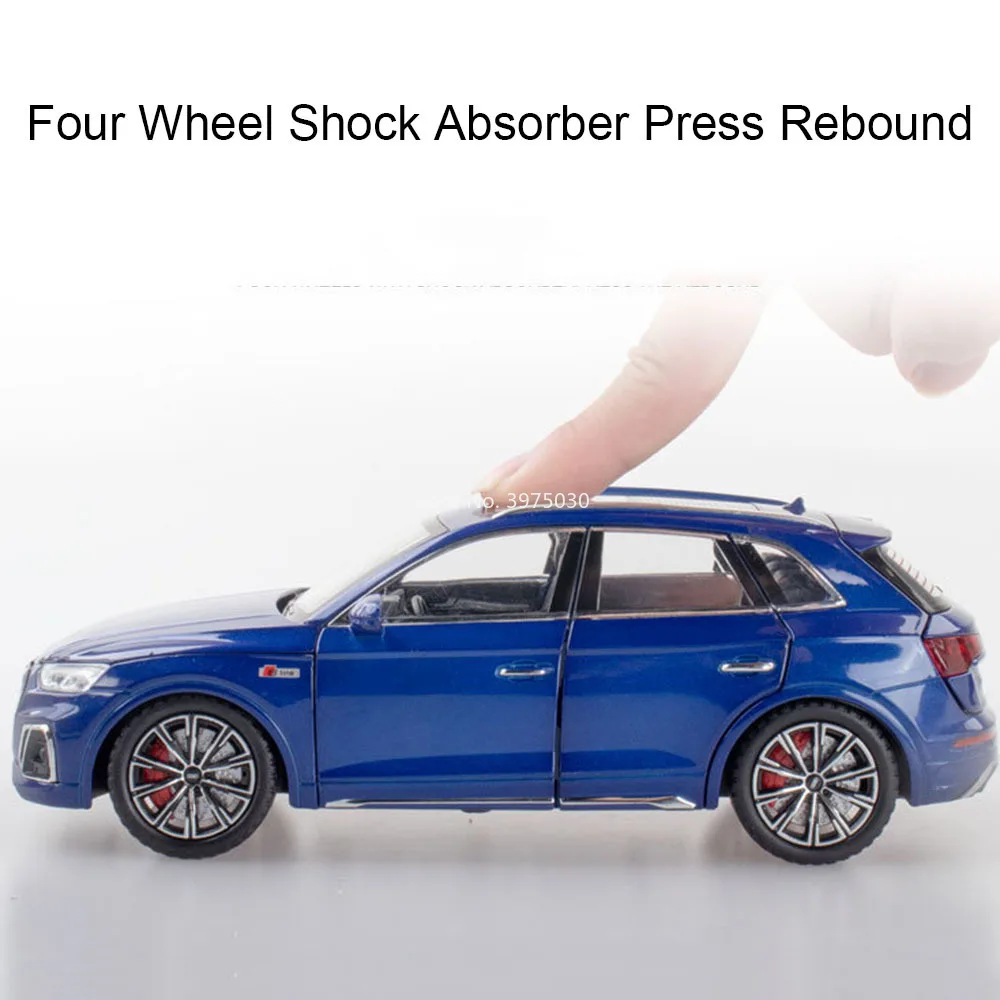 1:24 Q5 RS7 モデル合金車のおもちゃライトサウンドミニチュアカー 6 ドアオープンホイールプルバック車子供大人のギフト