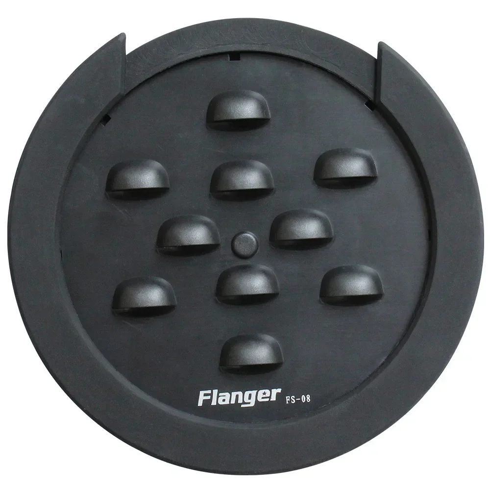 Flanger FS-08 Guitar Sound Hole Cover 100mm Acoustic Folk Guitar Black Soundhole Cover String Instrument Guitar Parts Accessory