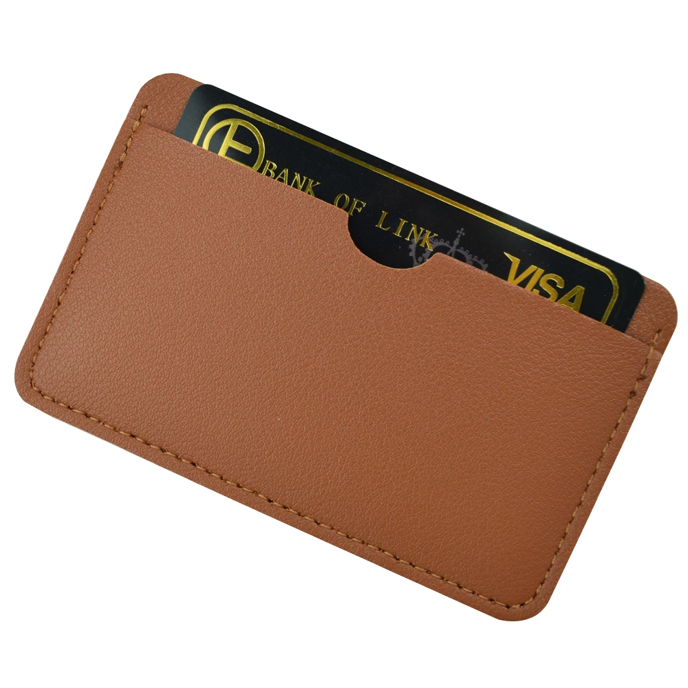 Thin PU Leather Cardholder – Multi-Function Credit Card ID Wallet Cardholder Organizer