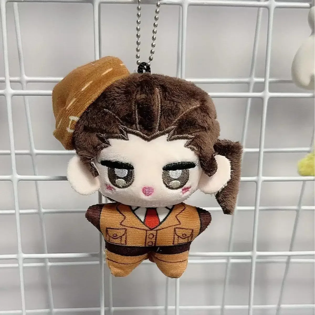 10cm Identity V Cosplay primer oficial payaso ladrón payaso plegable mago Wildling mochila colgante llavero de felpa regalos