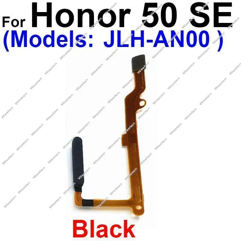 For Huawei Honor 50 Pro 50 Lite 50 SE Under Screen Power Button Fingerprint Flex Cable Home FingerPrint Sensor Replacement Parts