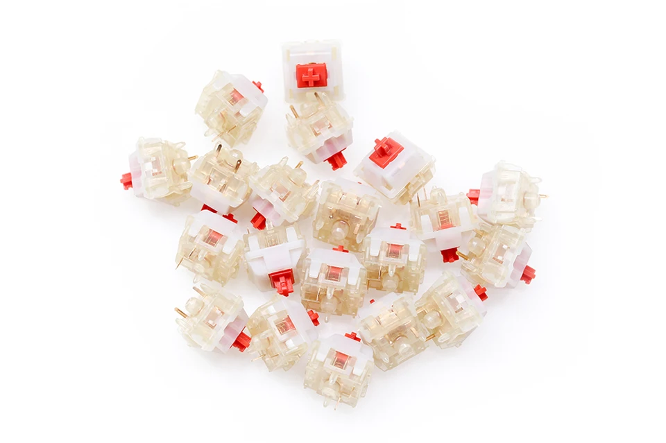 Gateron Cream Soda Switch Linear 63g Milky Top Ink Switch Bottom
