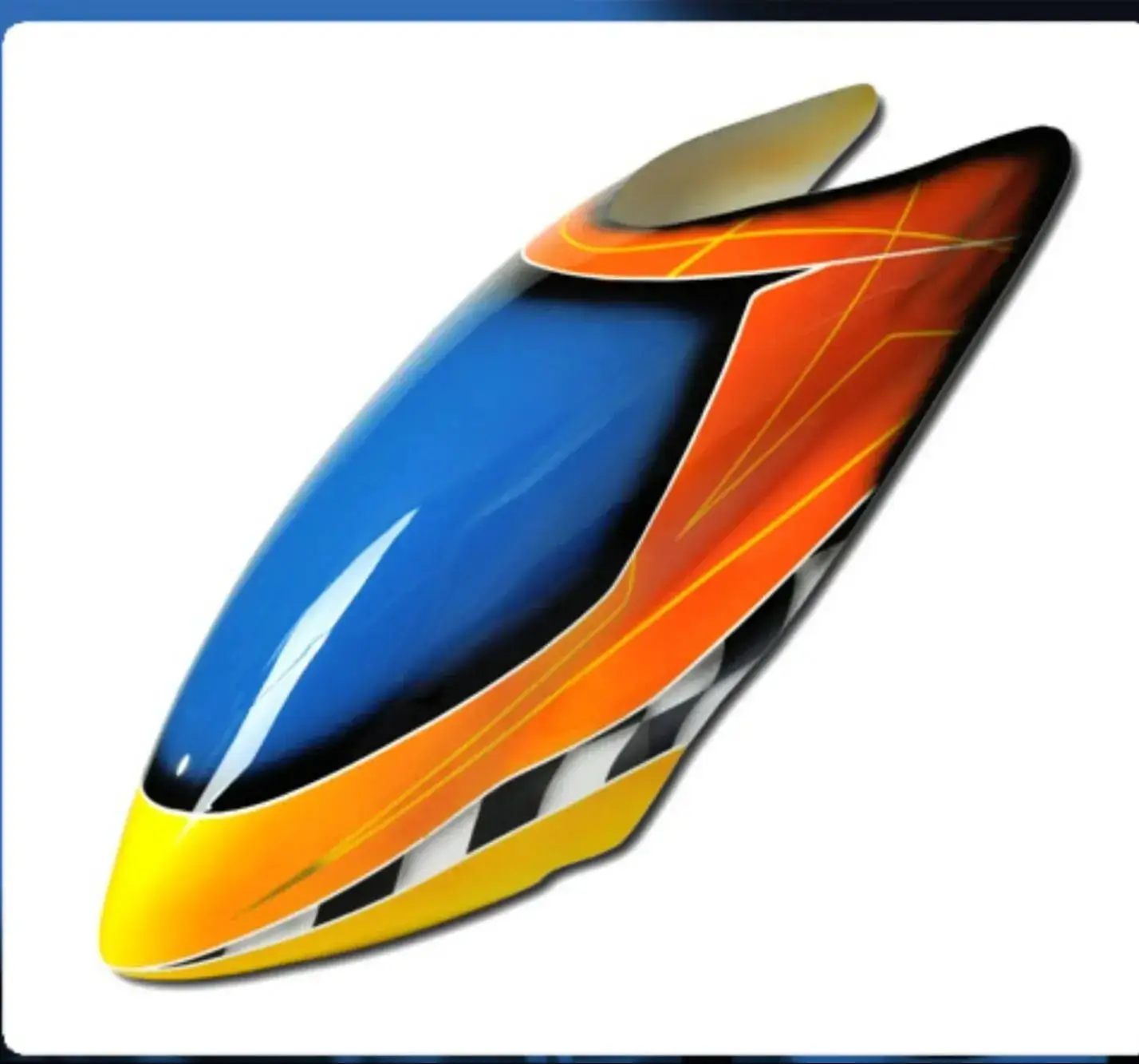 RC 600 Heli Fiber Glass Canopy Shell For l Align Trex 600N Helicopter