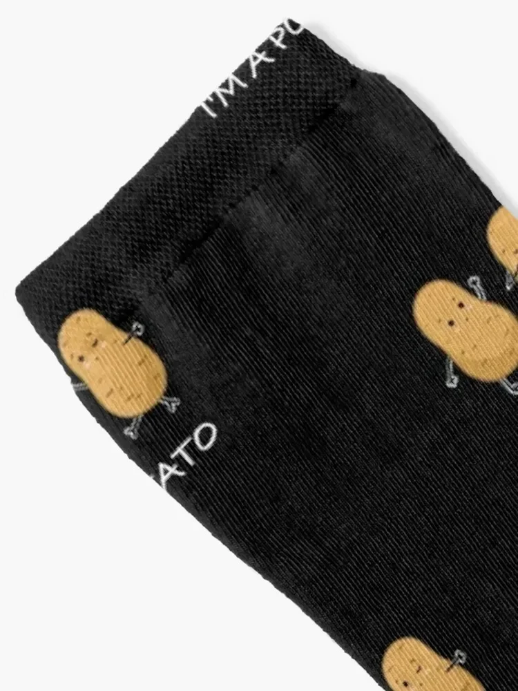 I'm A Potato Funny Potato GIft Cute Meme Socks new year winter thermal luxury fashionable Socks Women Men's