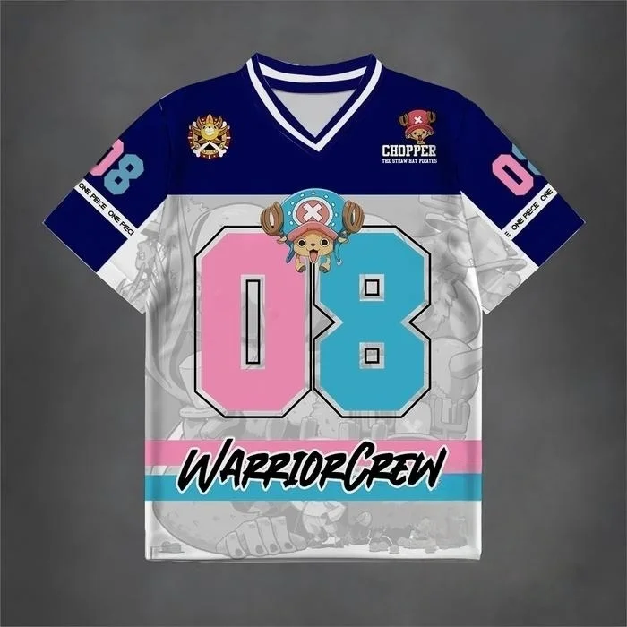 반다이 원피스 애니메이션 3D 프린트 달콤하고 시원한 스트리트 여름 티셔츠 초대형 남녀 공용 성인용 탑 신상