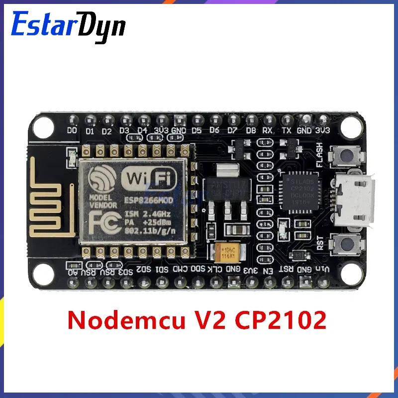 Wireless Module CH340/CP2102 NodeMcu V3 V2 Lua WIFI Internet of Things Develop Board based ESP8266 ESP-12E with PCB Antenna