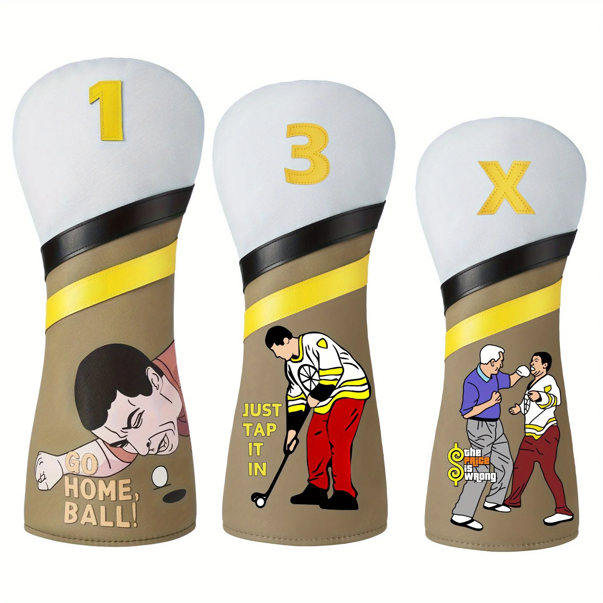 Funny Blade Putter Golf Club Covers Protective Blade Putter Covers Creative Golf Gifts for Men Women Golf Headcover