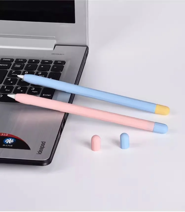 Federmäppchen für Apple Pencil Pro und Pencil 2. und 1. Generation, Tablet-Stylus-Schutzhülle, weiches Silikon, stoßfest – Detail 12