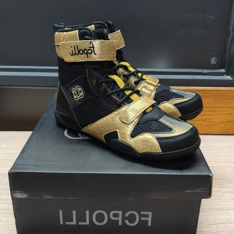 

High Quality Wrestling Shoe Men Boxing Sport Shoes for Man Indoor Gym Training Shoes Men Professional Men Fighting Shoes
