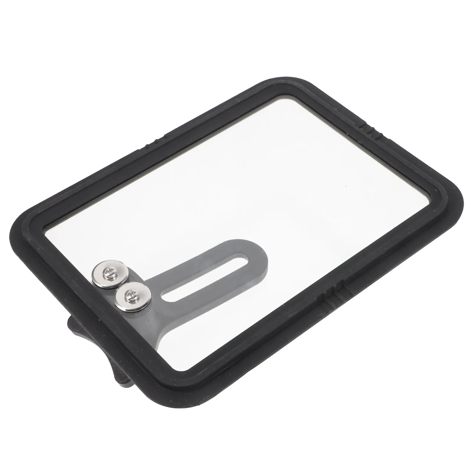 Silicone Pot Lid with Tempered Glass Center Bakelite Rim Standable Space Saving Visible Seal for Square Tamagoyaki Pans Cookware