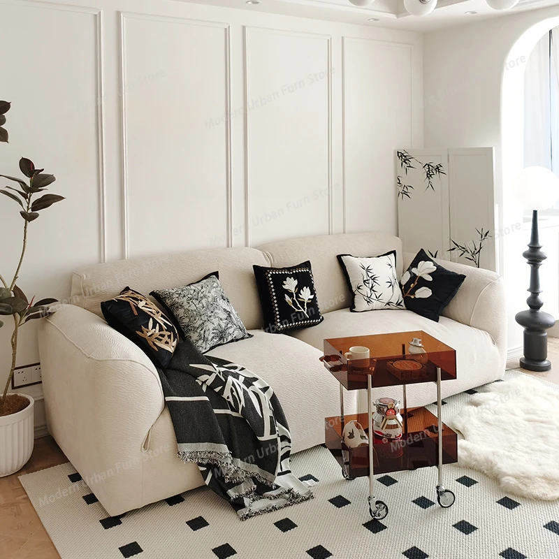Vintage European Living Room Sofas Create Puffs Individual Relaxing Living Room Sofas Recliner Filling Divano Trendy Furniture