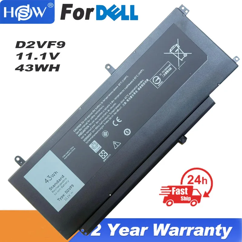 

11.1V 43Wh New Laptop Battery for Dell Vostro 14-5459 Inspiron 15-7547 7548 P68G V5459 P41F D2VF9 0PXR51 YGR2V 4P8PH