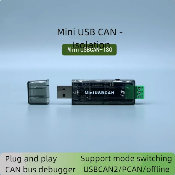 Mini Versie Usbcan Can Analyzer Ondersteunt Secundaire Ontwikkeling Canopen J1939 Devicenet