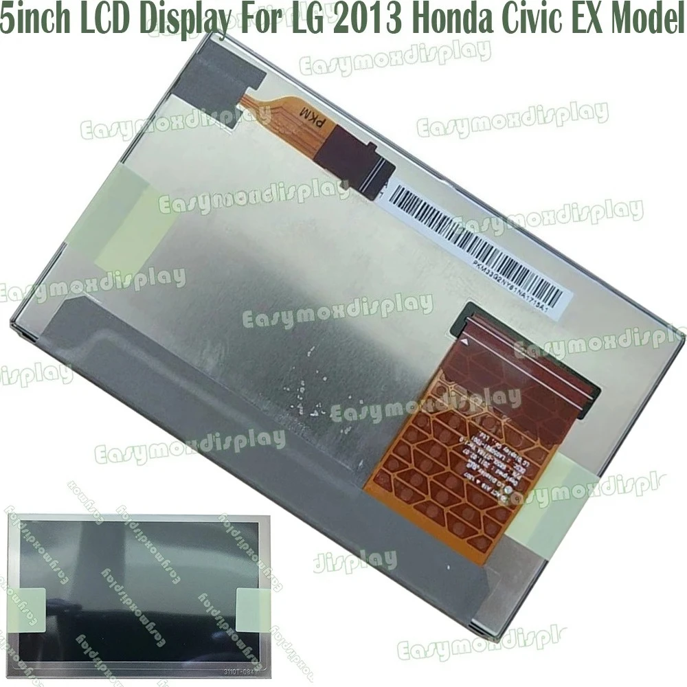 

LA050WQ1-TD01 5inch LCD Display Screen For LG 2013 Honda Civic EX Model Car Radio Navigation Replacement