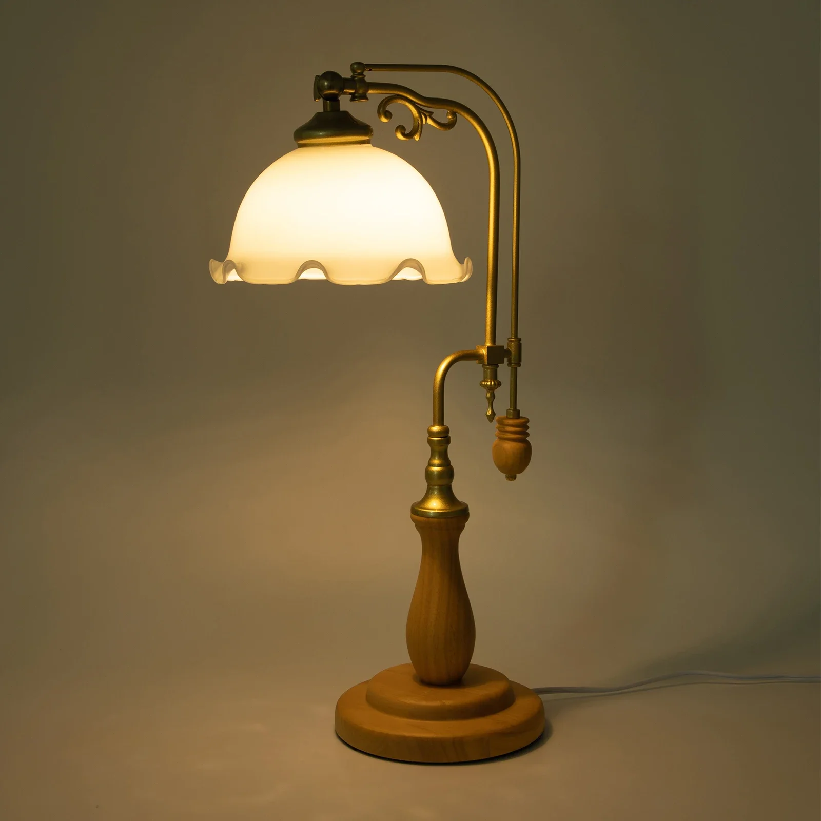 

Bedside Lamp Stained Glass Flower Table Reading Lamp Nightstand Desk Light 22in Tall for Bedroom Living Room Office Dresser