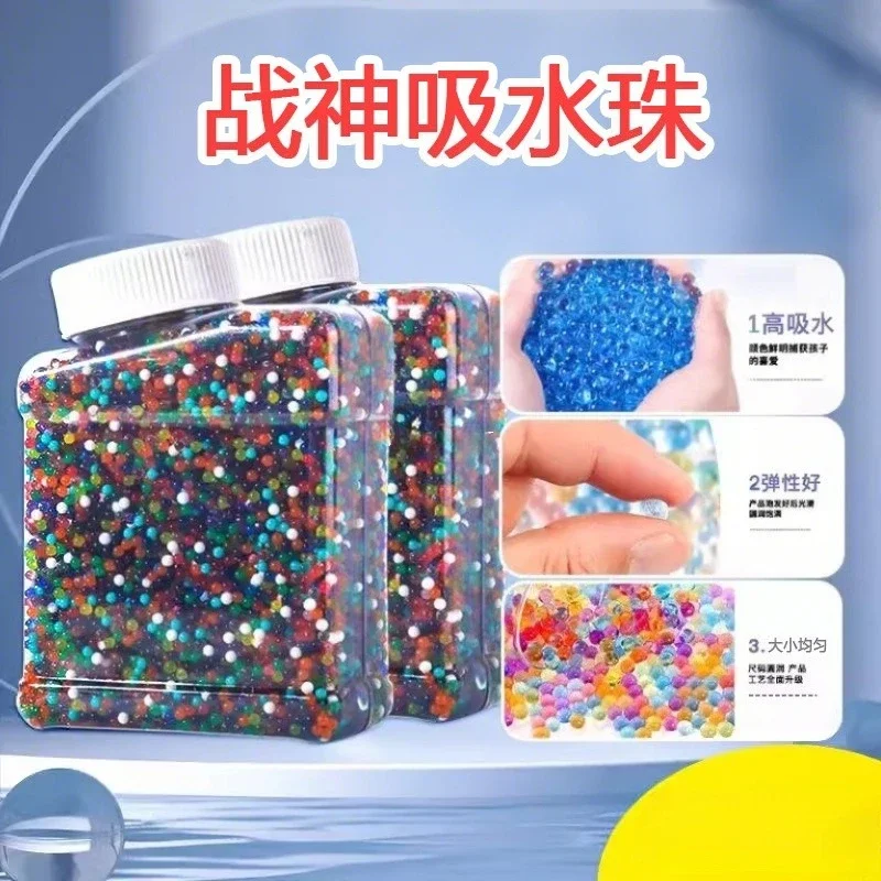 AGel Pistole a sfera Proiettile di cristallo a forma di perla Giocattoli per bambini Fango Decorazioni per matrimoni Palline d'acqua in crescita Ricarica Blaster Proiettile Fai da te