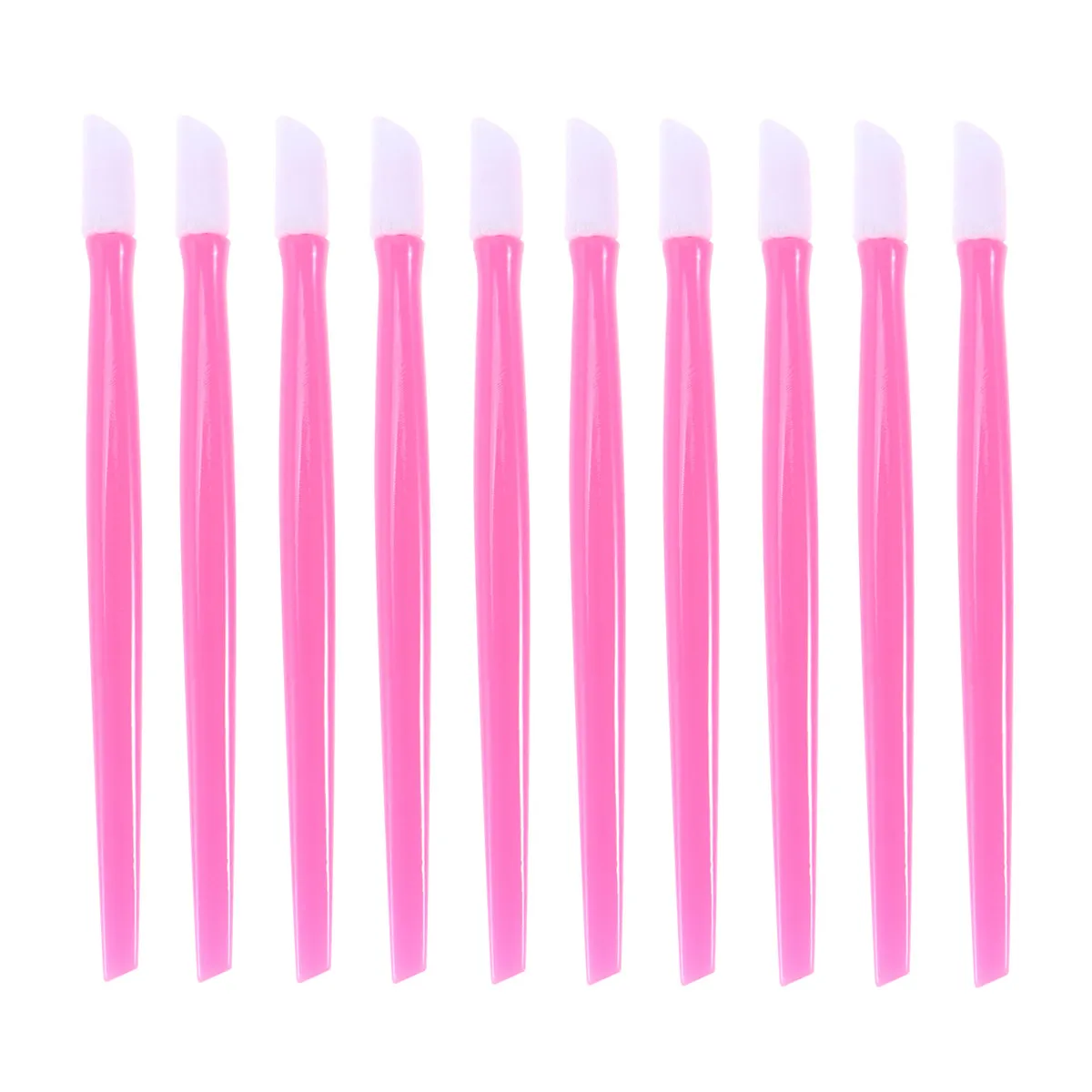 100Pcs Plastic Cuticle Pushers Nail Dead Skin Remover Manicure Tools Lightweight Professional Nail Art Cleaning Stick
