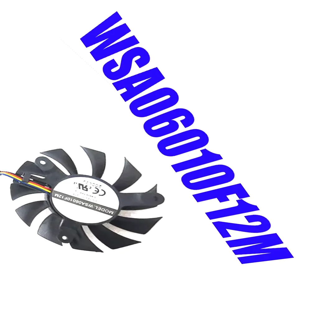 

WSA06010F12M DC12V 0.25A 4PIN Cooling Fan For WHEE