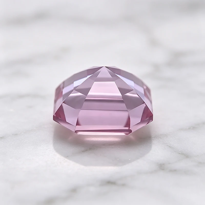 Top Lab Grown Alexandrite Asscher Shape Charms Gemstone for DIY Jewelry Ring Necklace Earrings Making Selectable Certificate