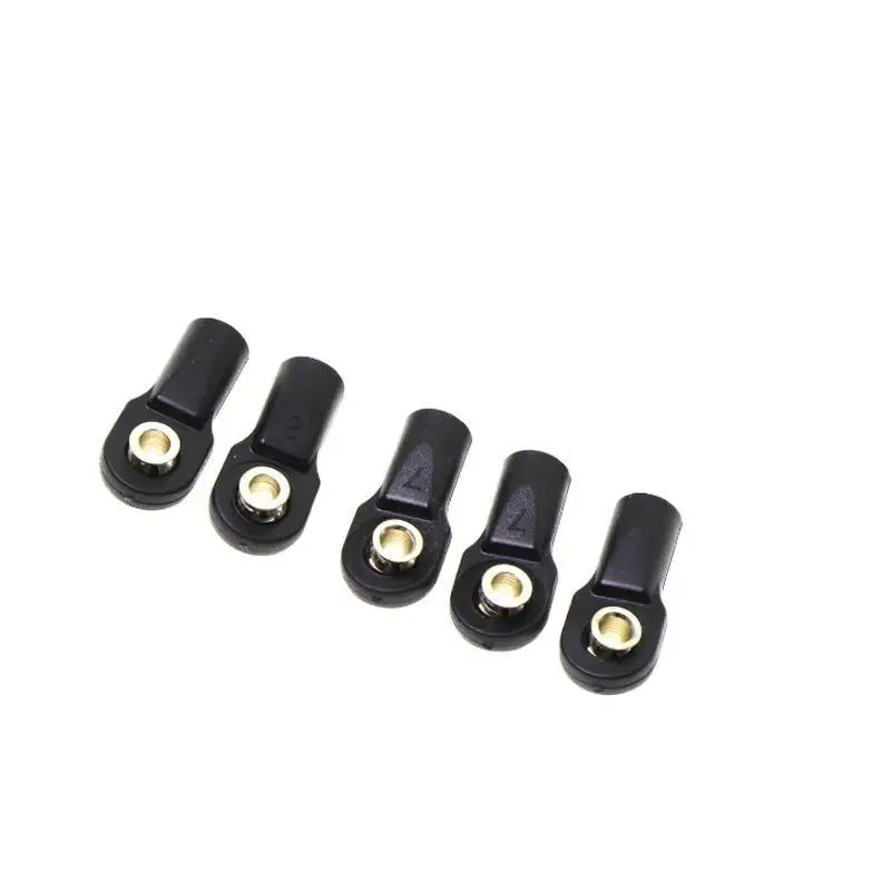 Hot New 10Pcs M3 M4 Plastic Straight And Angled Rod Ends 7mm Pivot Ball For 1/10 RC Crawler Car SCX10 TRX4 D90 TF2 CC01 Parts