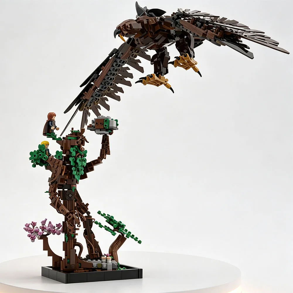 NEW MOC 595PCS MOC Rings Treebeard  LOTR Building Blocks Model Decoration Bricks Creative Assemble Toys Birthday Gifts
