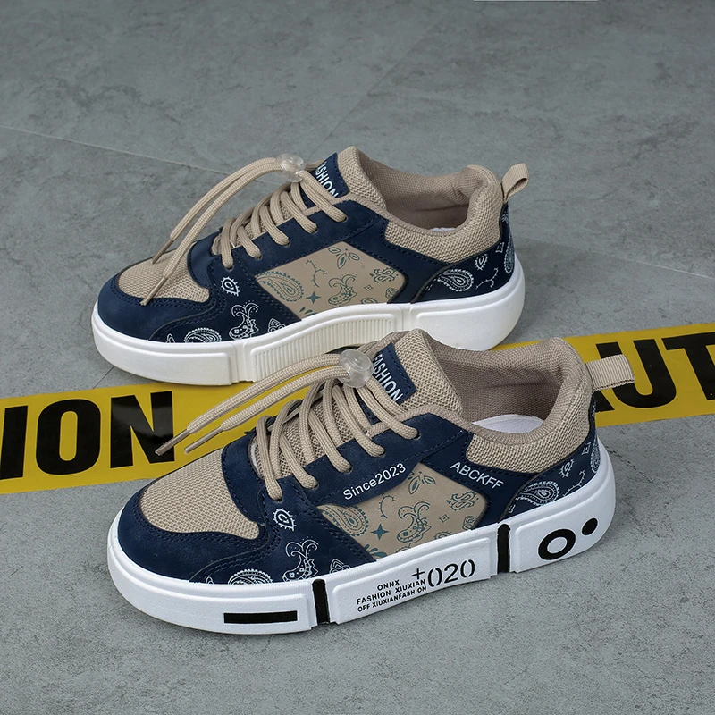 Children\'s skateboard shoes spring and autumn new thick soles all the fashion shoes breathable cushioned non-slip casual shoes