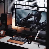 Adjustable Monitor Stand for Desktop, Laptop Computer Riser with Ventilation Holes, Multifunctional Office Desk Organizer