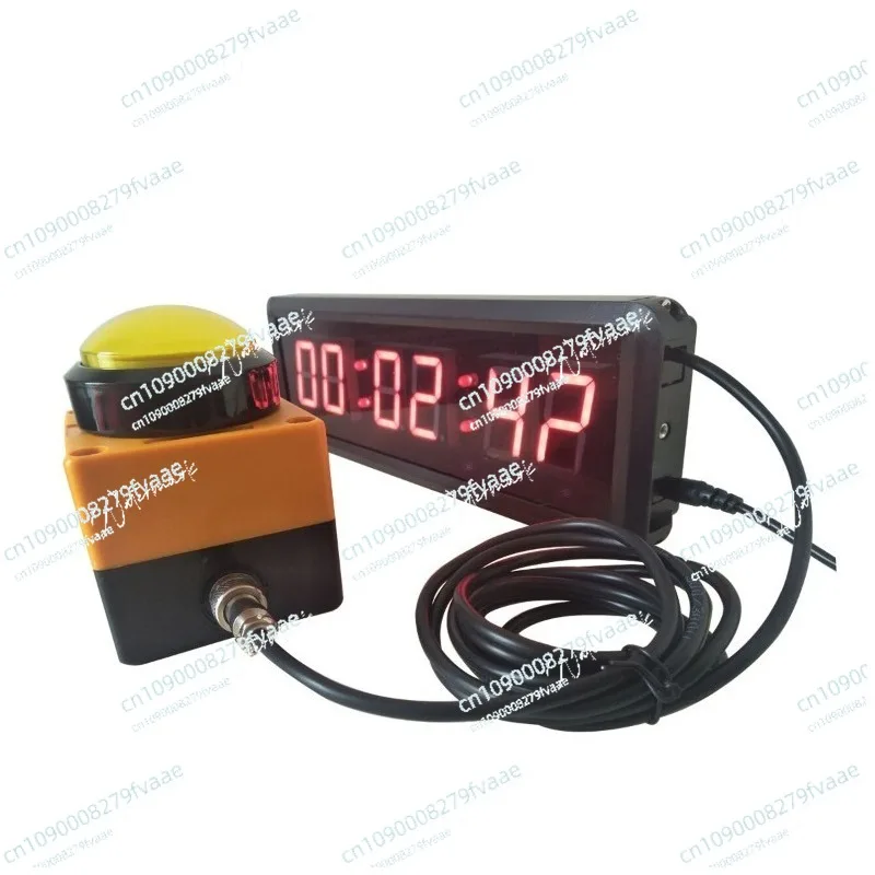Digital Display Competition Timer Countdown Stopwatch Counter 2.3 Inch 4-Digit Training Speech Timing Equipment + Remote Control