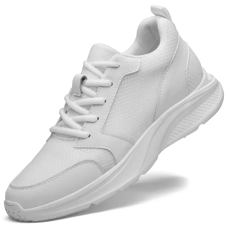 Men Elevator Shoes Height Increase Sneakers Shoes for Men 10cm Sports Casual Shoes Invisible Inner Heightening Shoes for Men 8cm