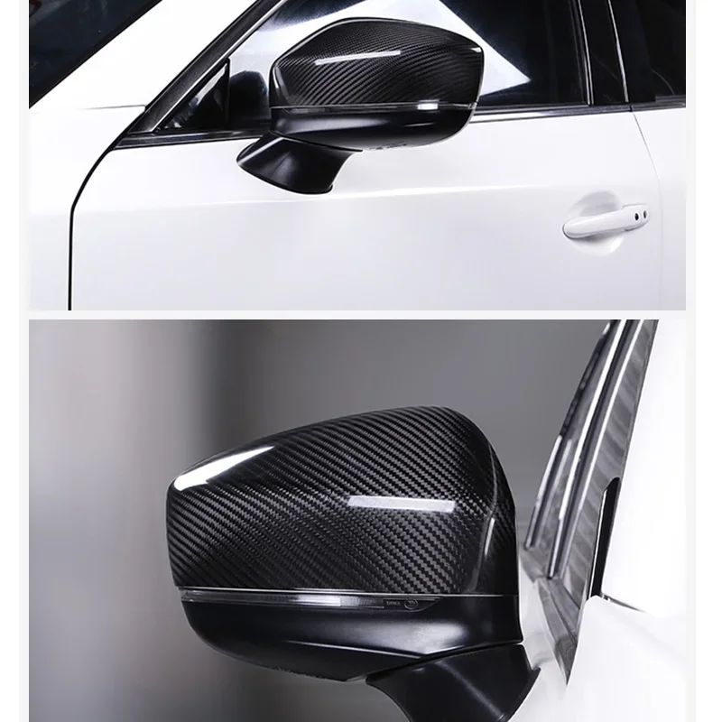 

Mazda CX9 CX8 CX5 Side View Door Mirror Cover Carbon Fiber Glossy Black Exterior Car Accessories Garnish