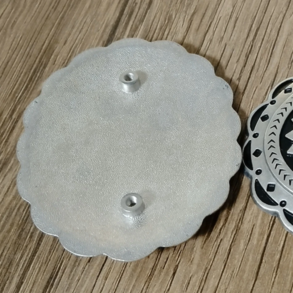 Zinc alloy die-cast hardware accessories, large chrysanthemum motorcycle buckle, backpack buckle, metal decorative buckle