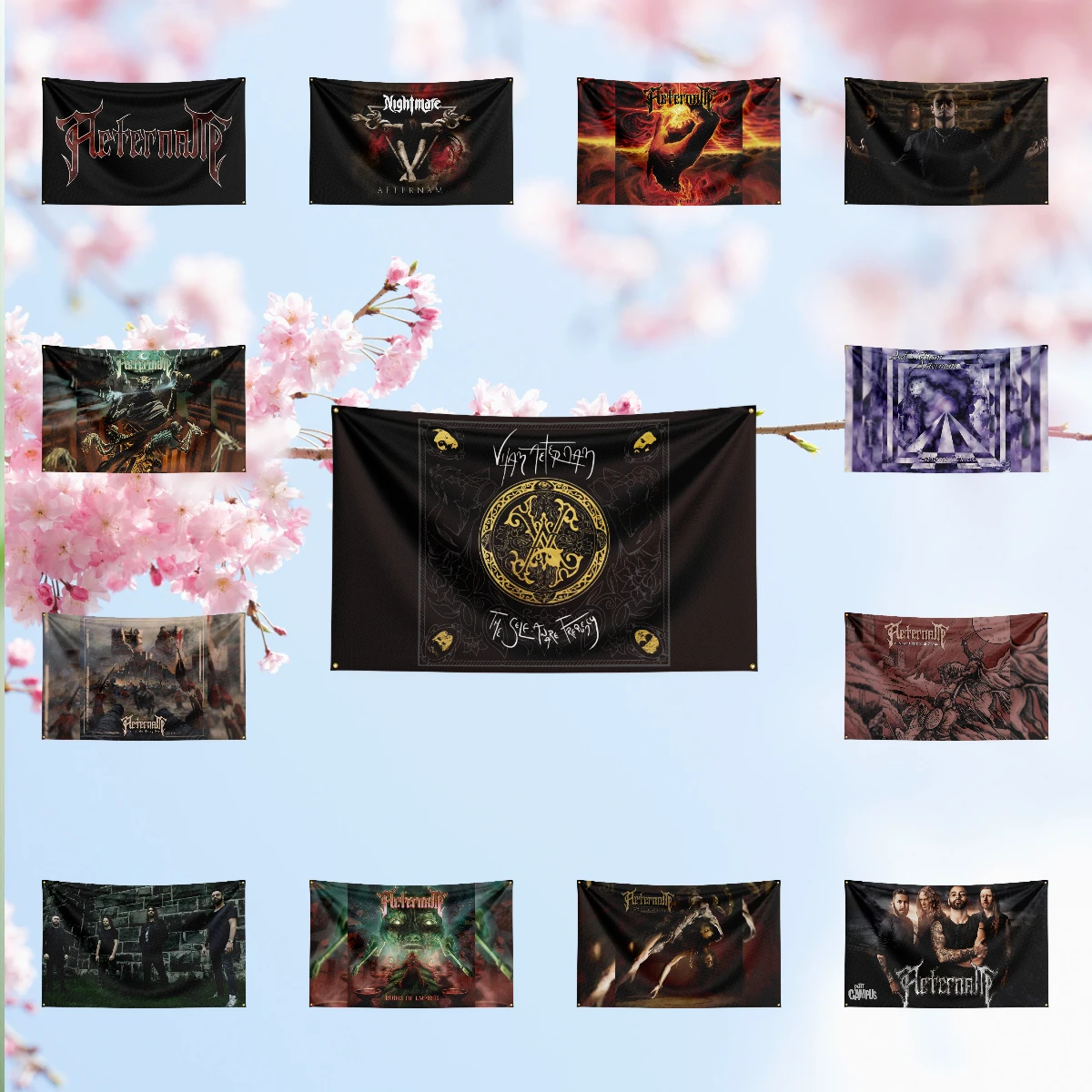 Music BandMusic Band Flag for A-Ae-te-rn-a-m Fans Banner campaign gathering gaming room home ornament Decor Tapestry