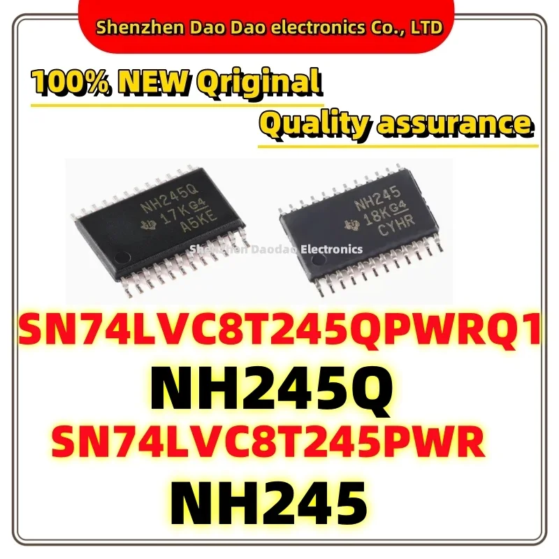 

10Pcs SN74LVC8T245QPWRQ1 NH245Q SN74LVC8T245PWR NH245 TSSOP-24 Dual power bus transceiver chip IC new original