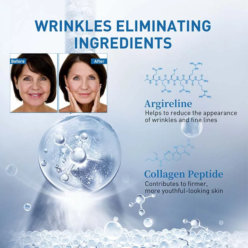 B5 مصل حمض الهيالورونيك للوجه مضاد A-ging W-Rinkle رفع ثبات الخطوط الدقيقة تفتيح الهالات السوداء مصل Hyalu #5