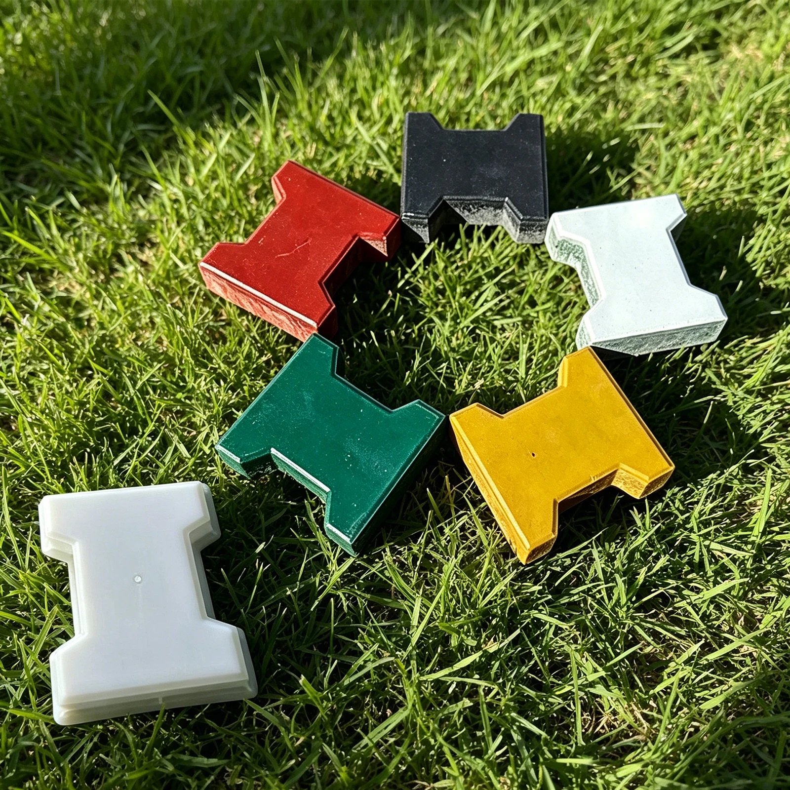 DIY Brick Maker Moulds 7.48x6.22inch Unique Concrete Mould Plastic Moldings for Outdoor Park Street Landscaping Projects