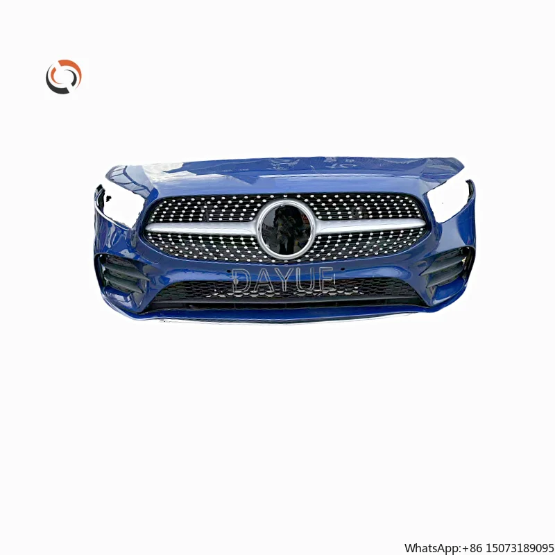 For A-Class 177 Front Bumper Assembly Front Grille Assembly Water tank Cooler Electronic Fan Assembly