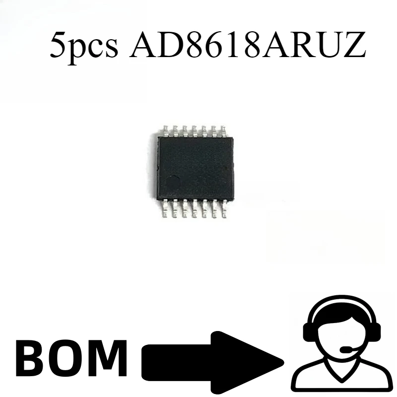 

5pcs AD8618ARUZ AD8618A screen printed AD8618 SMD TSSOP-14 precision