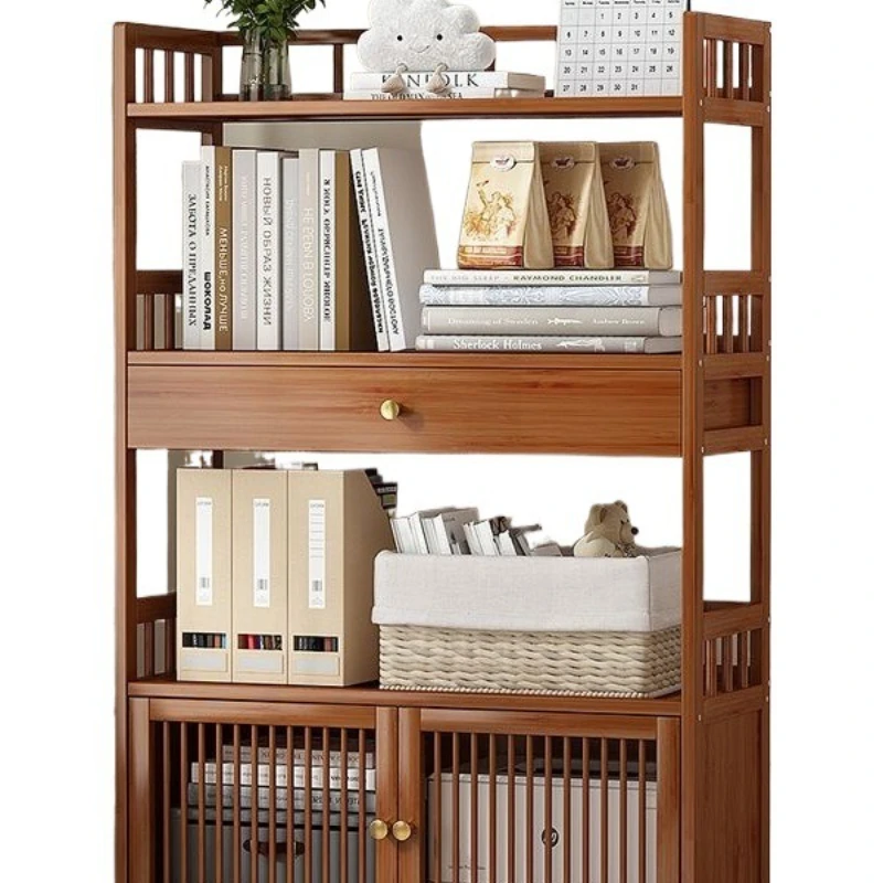 

Shelf, floor-to-ceiling multi-layer storage bookshelf, simple