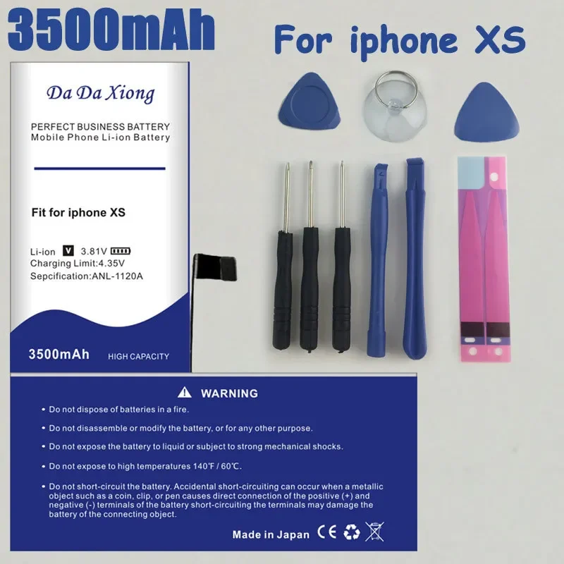 

DaDaXiong 3500mAh High Capacity Mobile Phone Battery For iPhone XS. Internal Plus XS