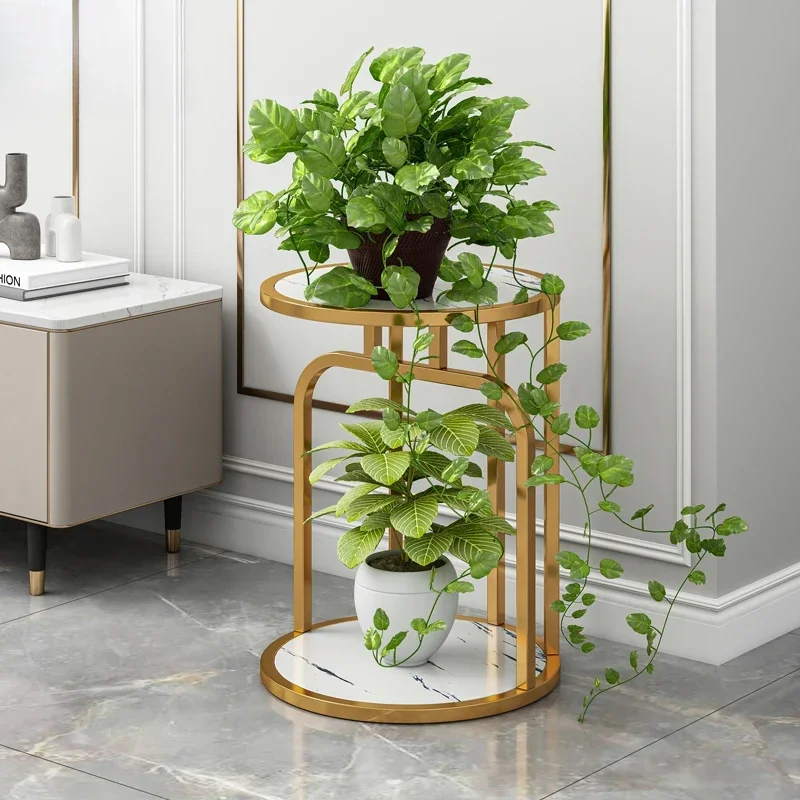 Estantes para plantas multicapa de alto valor, soporte audaz, estante de flores de Metal, soporte de carga estable para plantas para vegetación interior