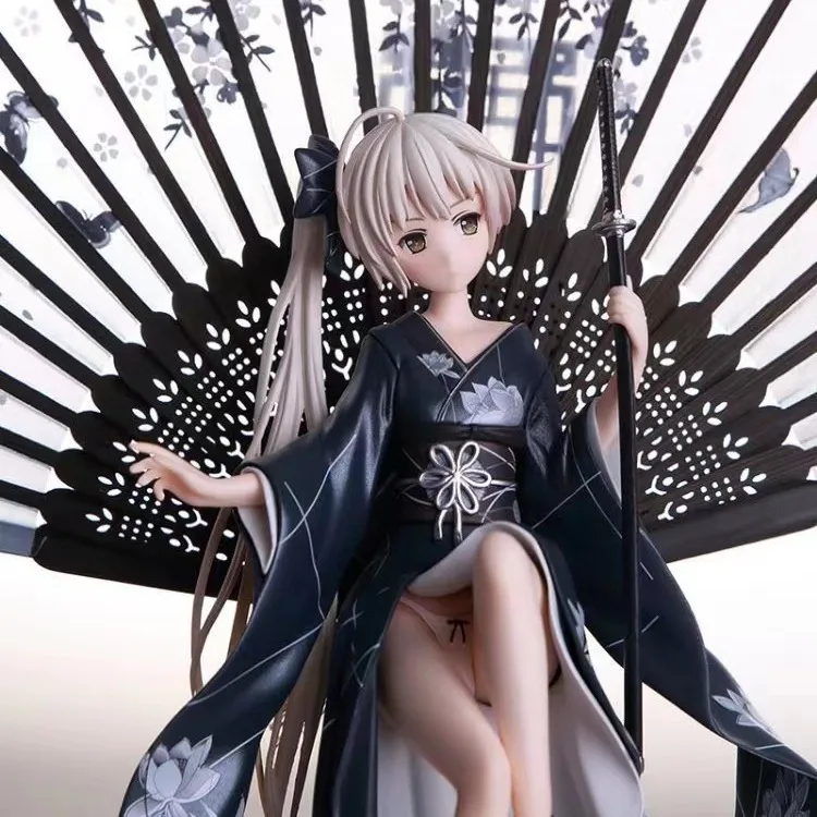 22cm Yosuga No Sora Figure Kasugano Sora Pvc Action Anime Collection Peripherals Doll Model Toys Kimono Sora Figure For Kid Gift