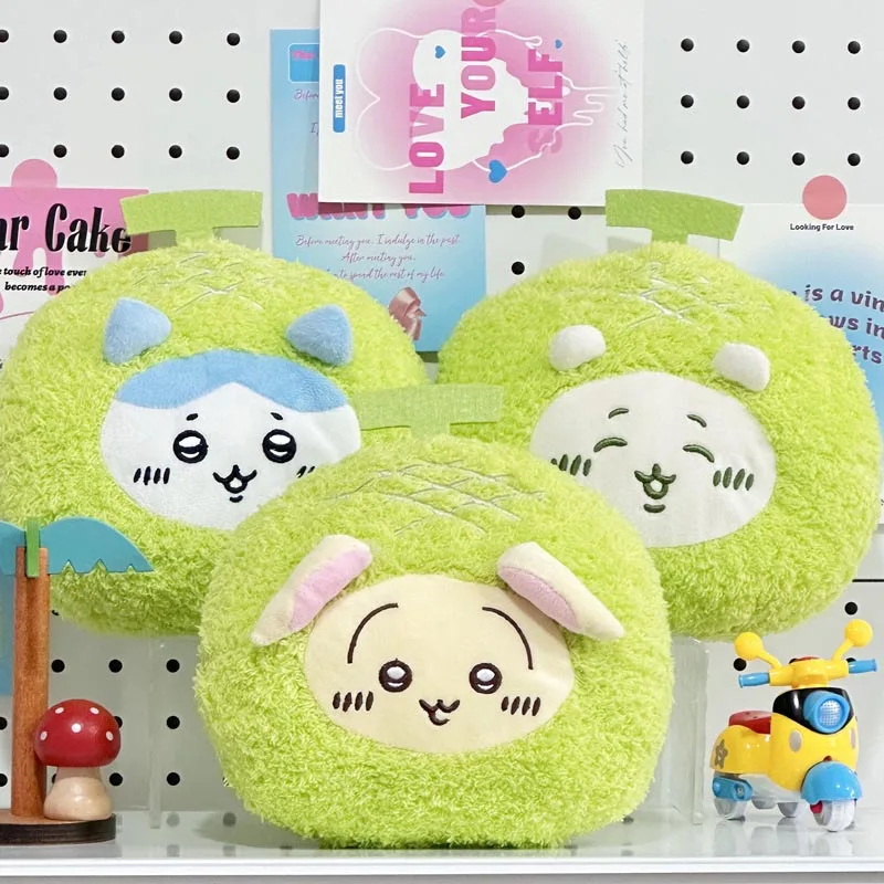 

20 см милый мультфильм Kawaii Chiikawa Hami Melon Series Hachiware Usagi плюшевая кукла подушка орнамент подарок на день рождения игрушка