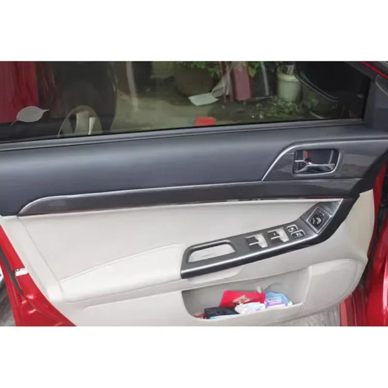 

Fit For Mitsubishi Lancer EX 2009- 2016 Left/Right-hand drive Car Inner Door Trim Strips Interior Modified Accessories