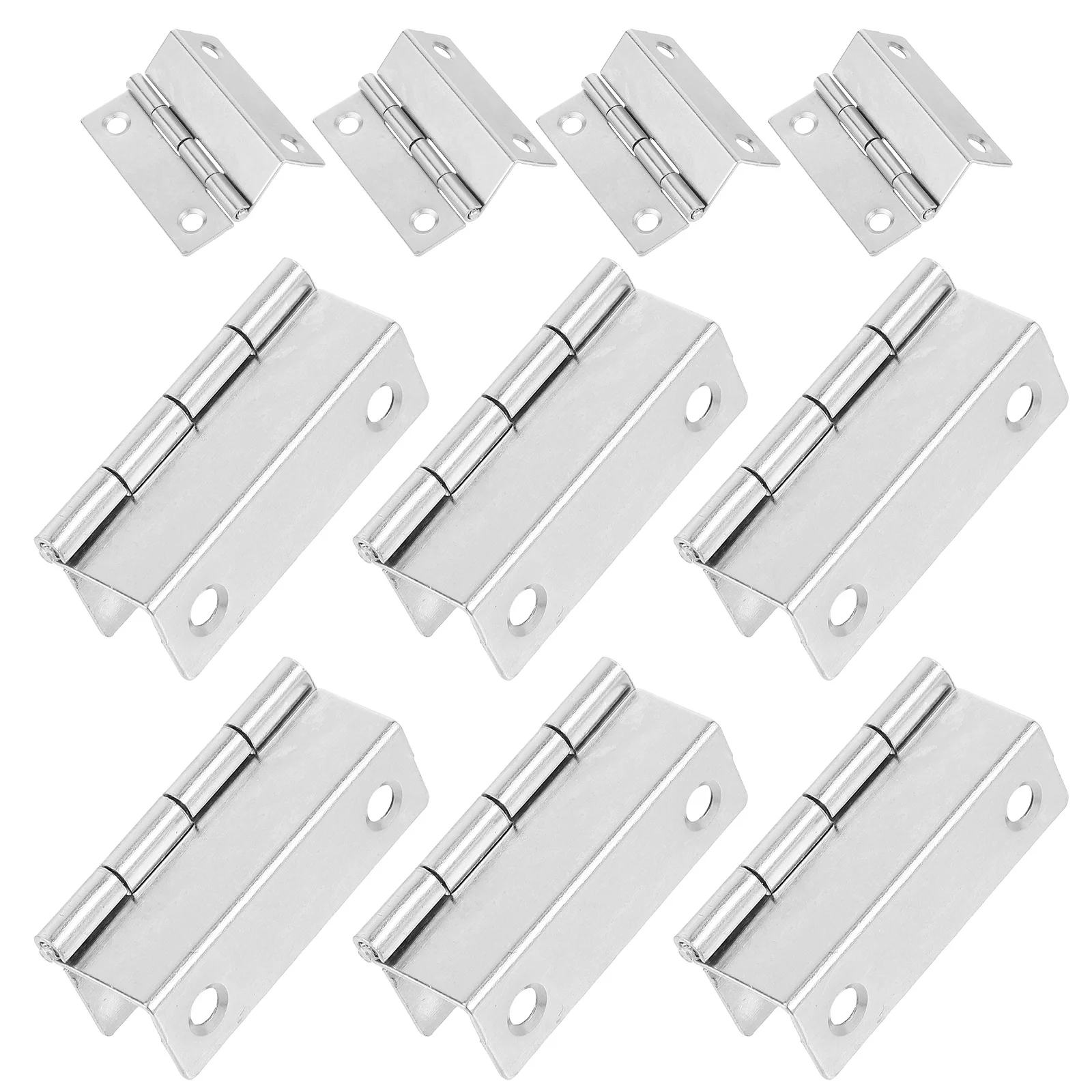 

10pcs Iron 180 Degree Right Angle Cabinet Door Hinge For Kitchen Wardrobe Furniture Flat Metal Hinges Load-Bearing