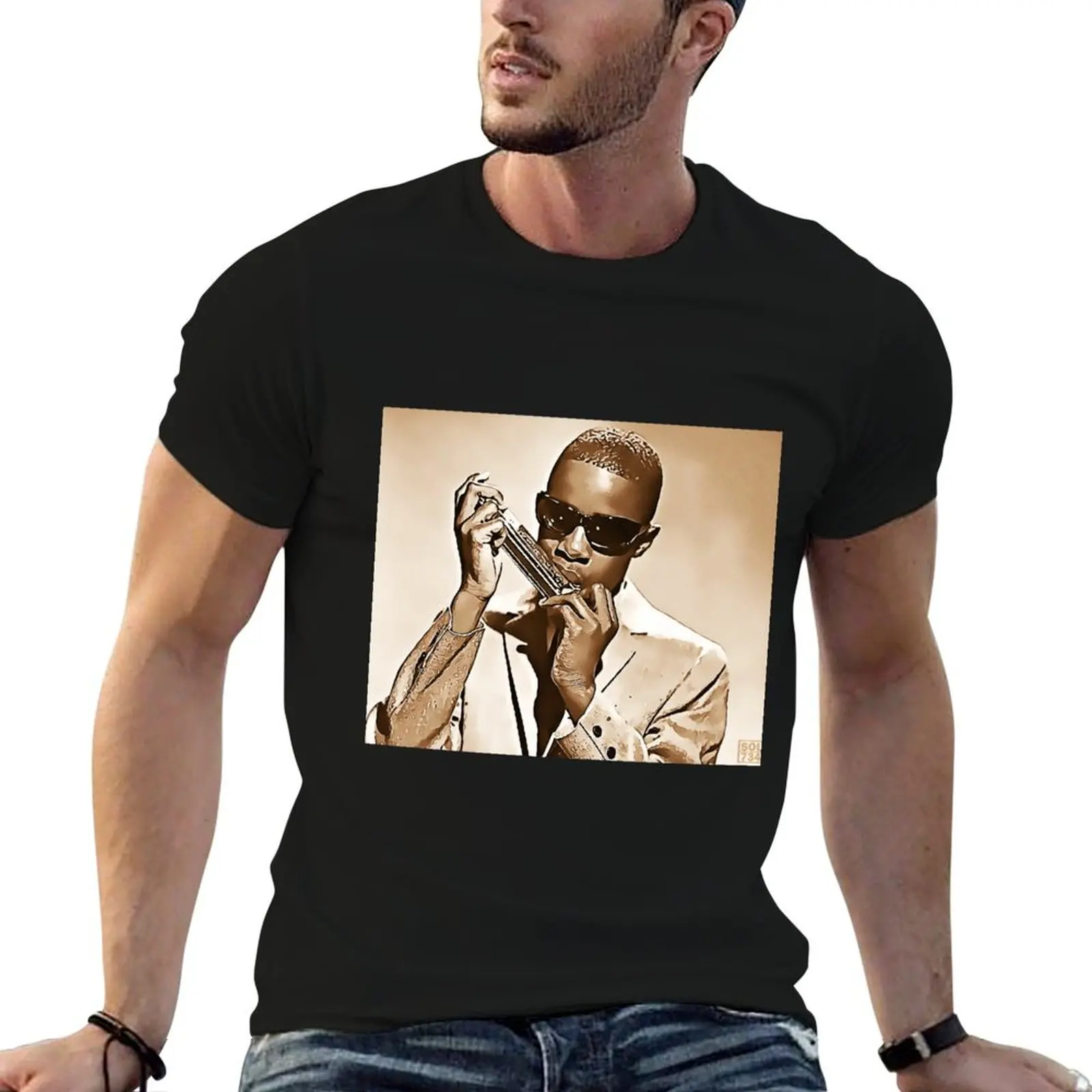 iWONDER: YOUNG MOTOWN T-Shirt Large Size Casual Short Sleeve Top
